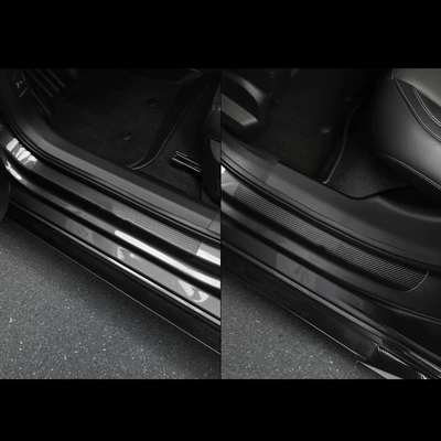 Other Automotive Interior Supplies – protection - 23-25-lk03-external-threshold-strip-carbon-fiber-pattern-4-pieces