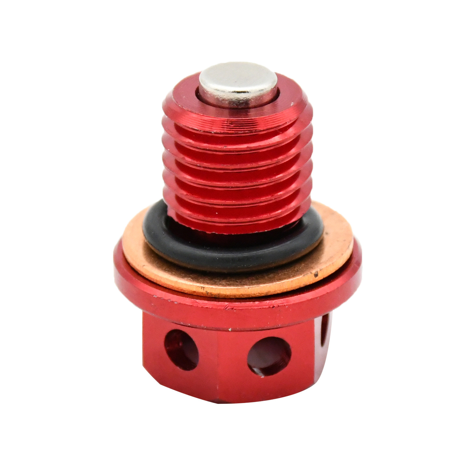 Cross-Border Motorcycle M12X1.5Mm Magnetic Engine Oil Drain Screw Strong Magnetic Slag Removal Screw Factory Wholesale