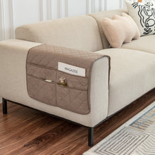超聲波磨毛壓花扶手墊帶儲物層四季通用現代簡約沙發扶手墊沙發罩