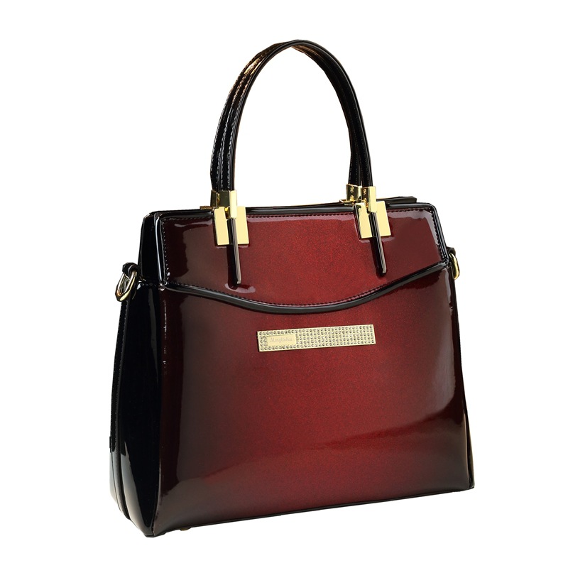 Bolso de mujer de mediana edad, bolso de madre, cuero de moda, bolso grande simple, 2024, nuevo bolso de mensajero portátil de gran capacidad