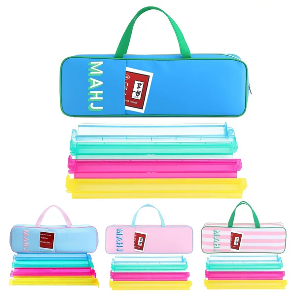 Cross-Border Mahjong Storage Bag, Portable Travel Bag, Multi-Functional Polyester Handbag, Large-Capacity Cosmetic Bag, Luggage Wholesale