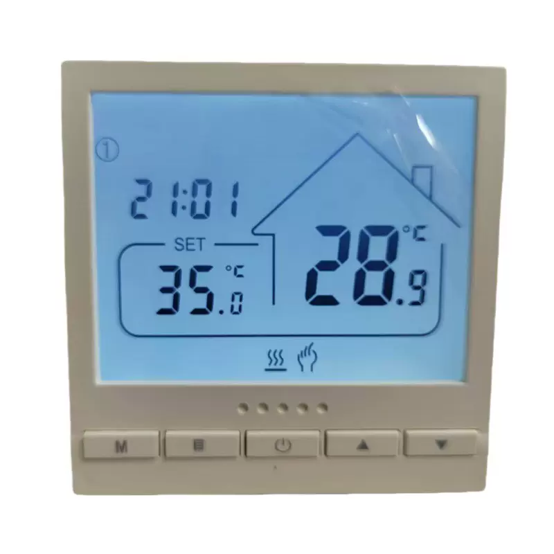 大屏风机盘管三速开关智能面板联网温控器WIFI涂鸦APP远程控制器