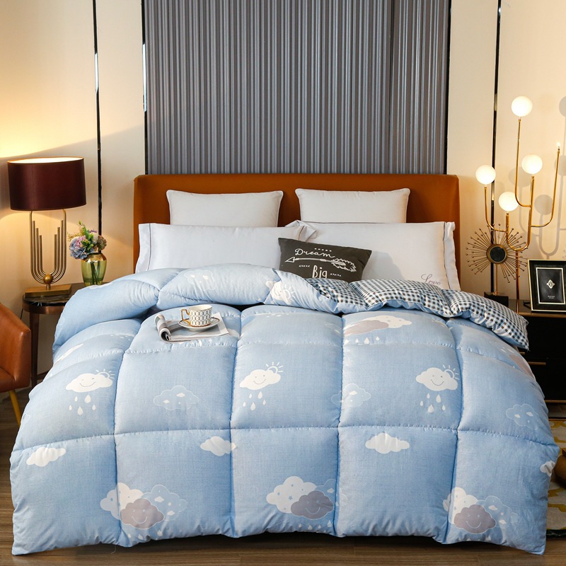Nantong Home Textile Manufacturer Direct Sales Quilt Winter Quilt Cotton Quilt Cover Household Quilt Core Student Universal Autumn and Winter Thickened Pure Cotton