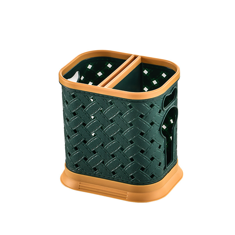 Hogar palillos titular palillos de plástico jaula cuchara Cuchillo y Tenedor caja de almacenamiento de drenaje de almacenamiento palillos de la cocina cesta caja de almacenamiento