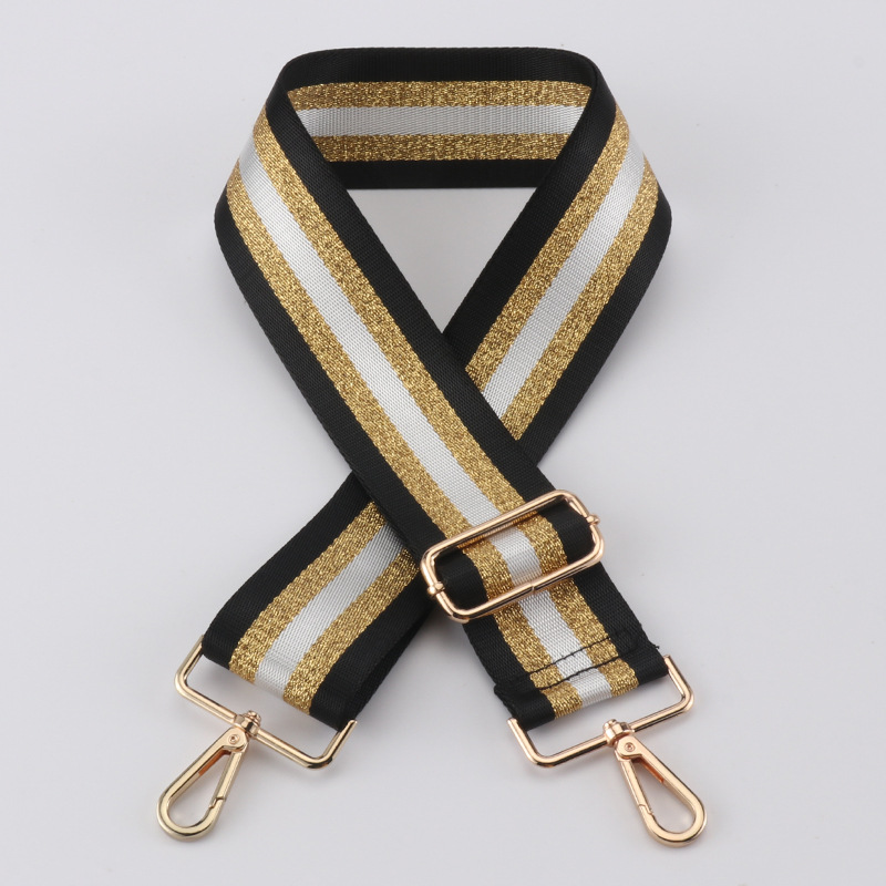 Polyester Stripe Bag Strap display picture 8