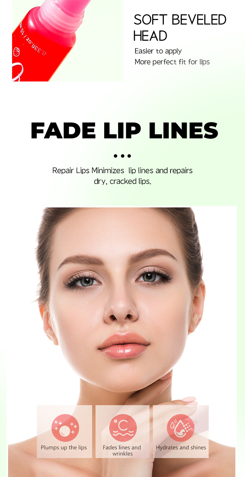 DIMSHOW Fruit-Flavored 6-color Soft Lip Balm Lip Gloss Lip Oil Application Scenario