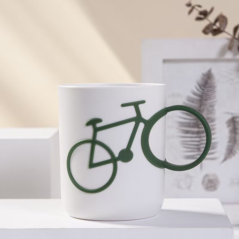 High-end Toothbrush And Mouthwash Cup With Bicycle Handle Design_voghion.com
