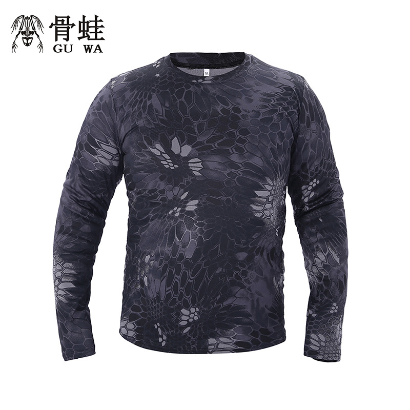 Hueso rana de secado rápido manga larga Camiseta generación en stock deportes ocio deportes tamaño libre cuello redondo verano universal que absorbe la humedad