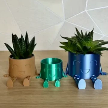 3D Farm Прямой для трансграничных Movable flower pot Активный цветочный горшок мини креативный зеленый украшения