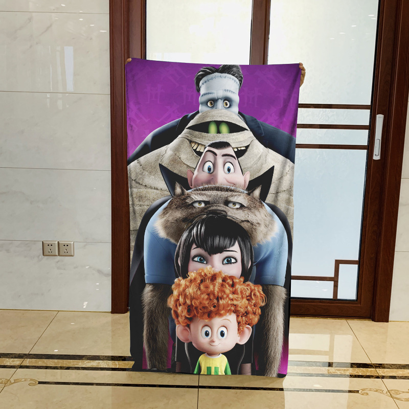 Elf Monster Hotel Mervis Dracula Anime Peripheral Bath Towel Beach Towel Swimming Pool Towel