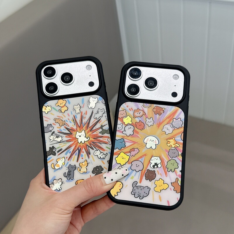 Gilded frosted luminous dog case suitable for iPhone 18/17 Pro Max, Apple 16/15/14 Pro soft case Gilded frosted luminous dog case suitable for iPhone 18/17 Pro Max, Apple 16/15/14 Pro soft case