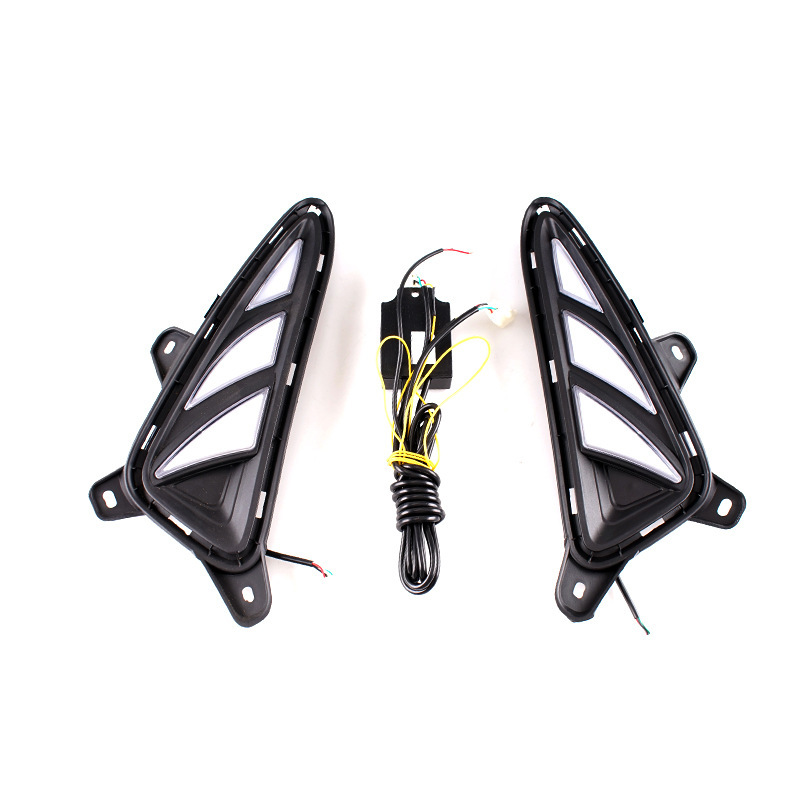 Aplicable a Toyota 18 / 19 / 20 nuevo CHR Yize renovado LED luz diurna CH-R luz de niebla delantera luz de dirección