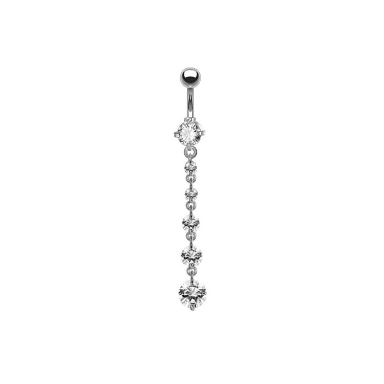 16G labret stud size and finish detail