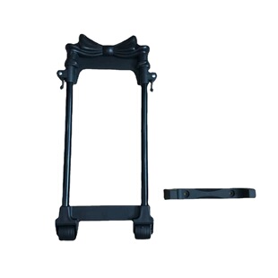 Two-section External Pull Rod with Lock Buckle Bow Kidsren's Silent Schoolbag Trolley Trolley Bag Accessories Pull Rod Wholesale