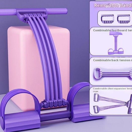 Adjustable Pound Digital Resistance Band for Women, Shoulder Opening, Beautiful Back, Six-Strand Home Fitness Elastic Band, Back Training Resistance Rope