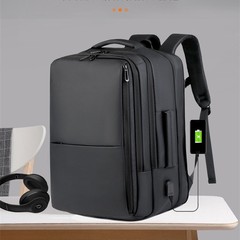 新款双肩包男款背包可扩容防泼水商务通勤出行电脑包16寸可印logo