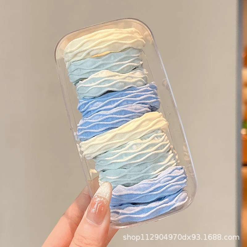 2025 nuevo estilo simple cabello de moda de alta elasticidad correa de correa de cabello multifuncional cubierta de cuero durable cabello bola adornamiento para el cabello