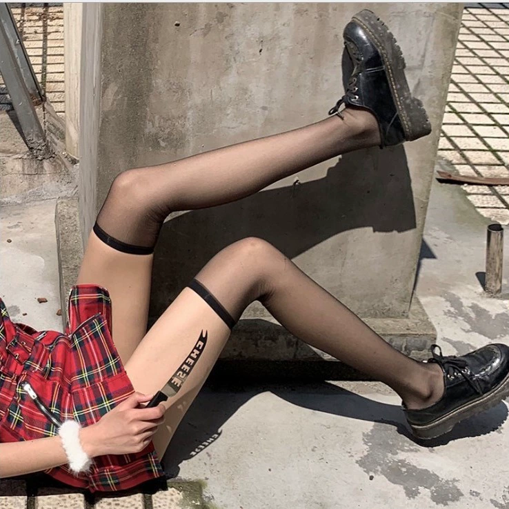 Thin tights, knee socks, sexy high boots