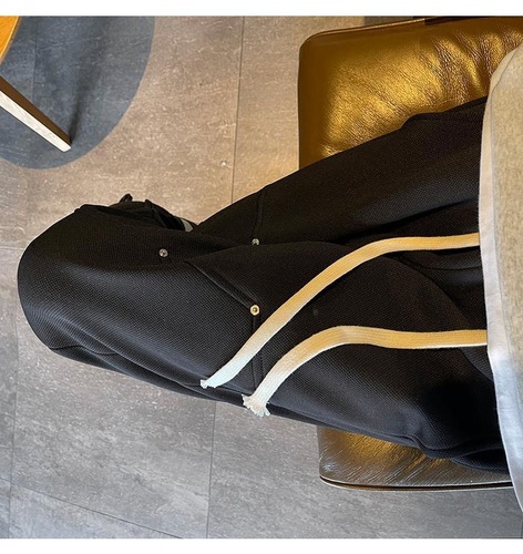 American Street High-Waist Wide-Leg Harajuku Pants for Men and Women Spring and Autumn Straight Leg Casual Work Pants with Trendy Button Design