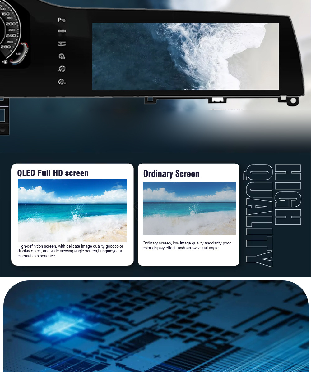 Suitable for Audi Q7 Lcd Instrument Navigation Screen 05-15 Central Control Car Large Screen Navigator Android System