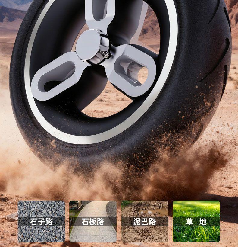 New High-End Mobility Scooter for the Elderly, Foldable, Portable, Small-Sized Electric Four-Wheeler for Disabled People and Home Use
