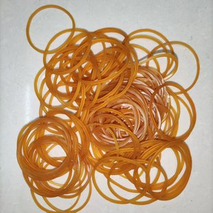 Rubber Band High Elastic Yellow Rubber Band Durable Rubber Ring High Temperature Resistant Cowhide Band Industrial Tensile Rubber Band