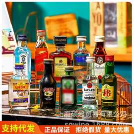 便利店调酒迷你洋酒小酒版百甜伏特加白朗姆威士忌50ml批发