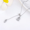 Brand necklace stainless steel, advanced chain for key bag , 2023 collection, does not fade, Chinese style, the year of the Rabbit, high-quality style