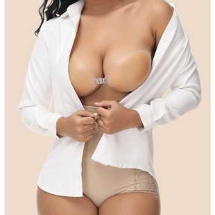 New invisible silicone bra breast stickers chest stickers push up small chest and show big anti-bump nipple stickers chest stickers underwear for women
