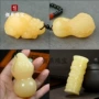 直播天然把件手把件玉白菜
