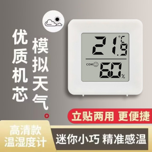 Household Hygrometer Led Display Digital Thermometer Highly Accurate Indoor Mini Portable Thermometer