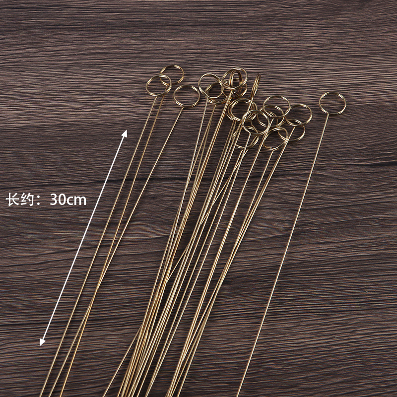 Clip de tarjeta de metal estilo coreano chapado en oro titular de la tarjeta flor material de embalaje ramo titular de la tarjeta