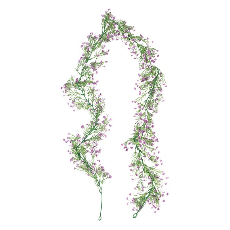 Simulación transfronteriza flor estrellada vid ins decoración del hogar de plástico pegamento flexible flor falsa boda accesorios de tiro flor decorativa