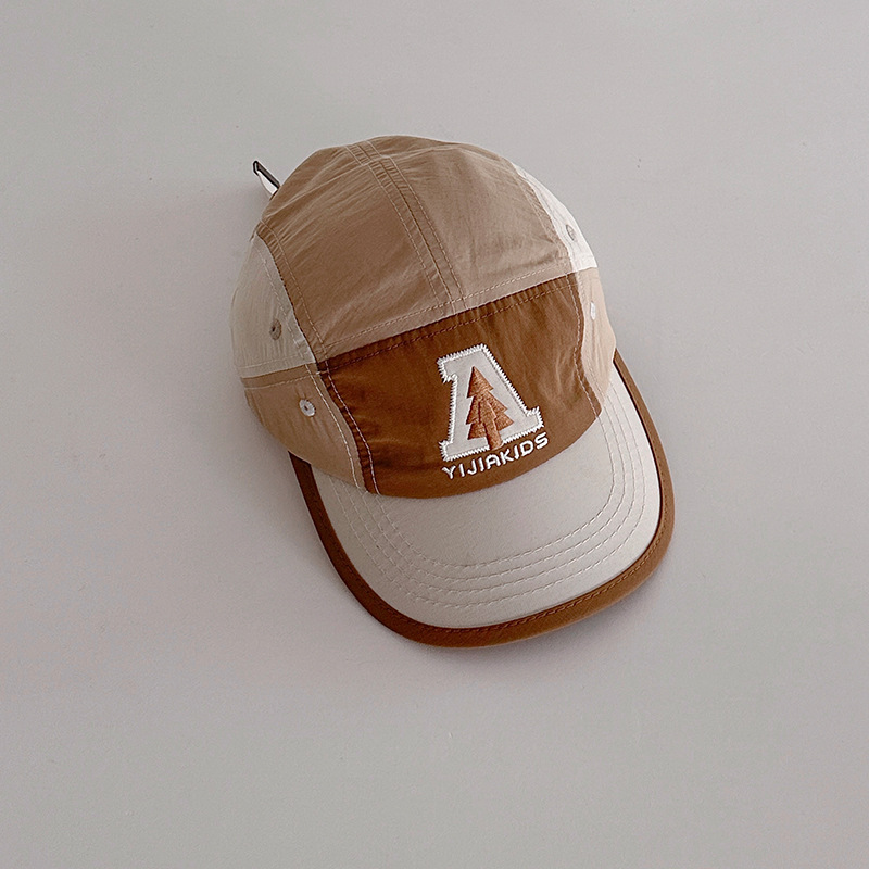 letras de moda coreana para niños primavera y verano sombrero de lengua de pato para bebés de sexo masculino y femenino sombrero de béisbol de sombrero de sombra universal