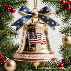 圣诞铃铛 Anniversary US Founding Pendant Gift250周年吊坠礼物