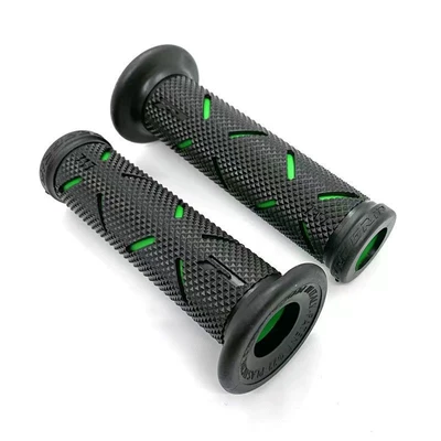 Motorcycle Handlebar Grips 717: Motosiklet ləvazimatları və aksesuarları - green