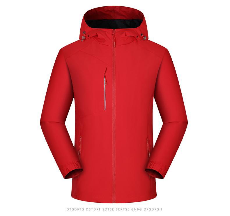 Chaqueta de capas blandas de moda masculina al aire libre chaqueta de asalto a prueba de viento de manga corta impermeable chaqueta de ocio de grupo de actividades de primavera y otoño