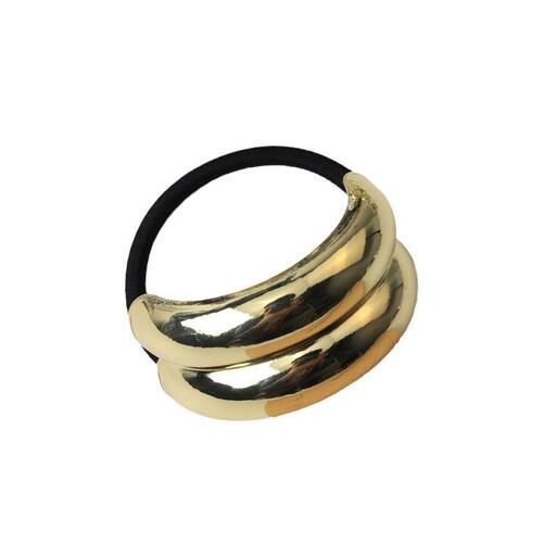 Minimalist Cold Metal Hair Tassel Alloy Hair Ring New Korean Style High-end Ponytail Hair Tie Hair Rubber Band