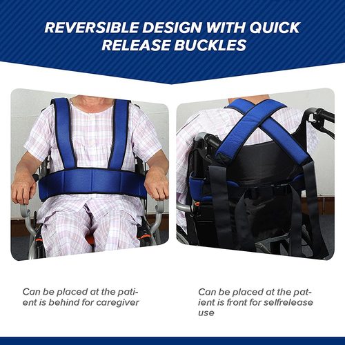 Sports Outdoor Health Care Accessories Elderly Wheelchair Seat Safety Belt Anti-Slip Restraining Strap Anti-Fall Protection Strap