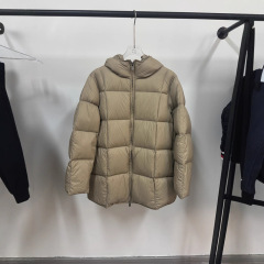 2025冬季新款中长款羽绒服女商场同款连帽加厚轻柔保暖白鸭绒外套