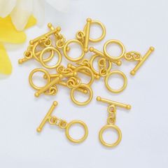 Color-Preserving Ancient Method Gold OT Clasp Bracelet Necklace Finishing Connector Decorative Bead DIY Handmade Bead Material Wholesale