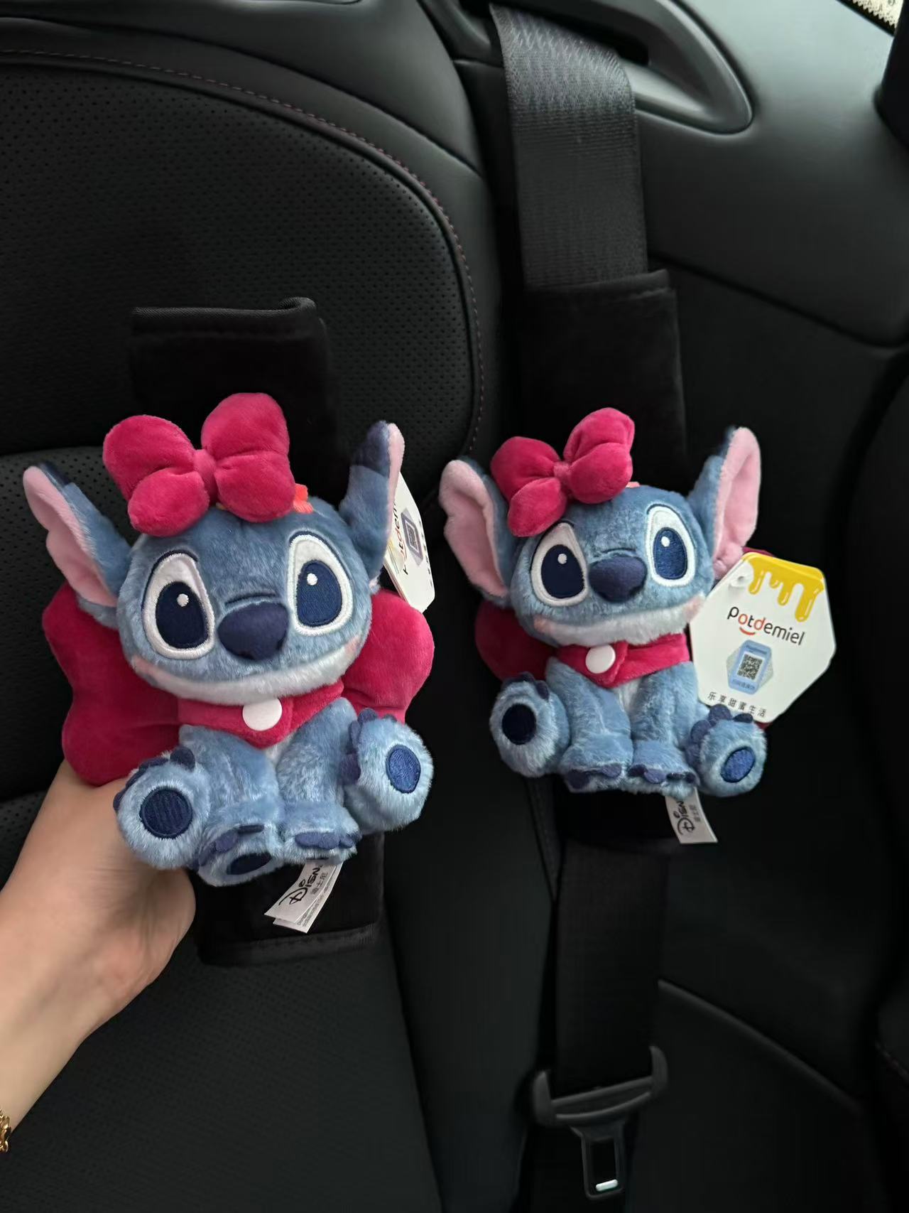 Genuine Stitch Car Seat Belt Shoulder Cover Anti-Wear High-End Car Seat Belt for Women in All Seasons