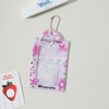 Card holder for elementary school students, photo PVC, travel card case, pendant