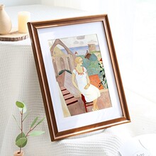 欧式实木相框挂墙16寸20 24 36 30 4K开8kA3装裱画框A4