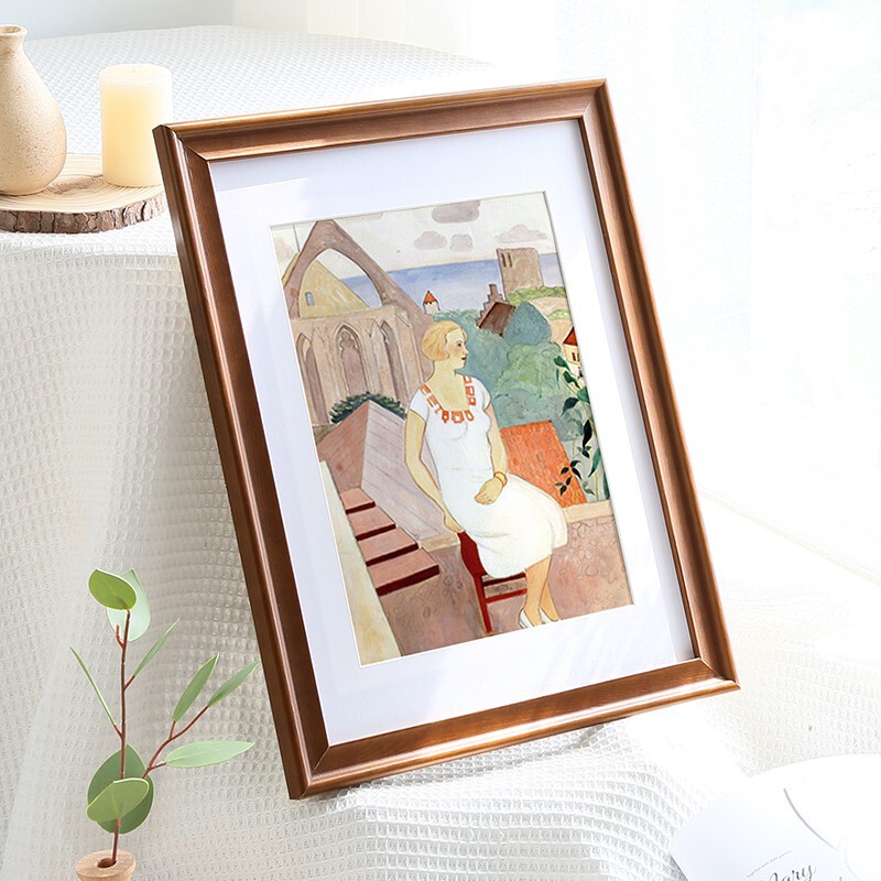European-style solid wood photo frame wall-mounted 16-inch 20 24 36 30 4K open 8kA3 framed picture frame A4