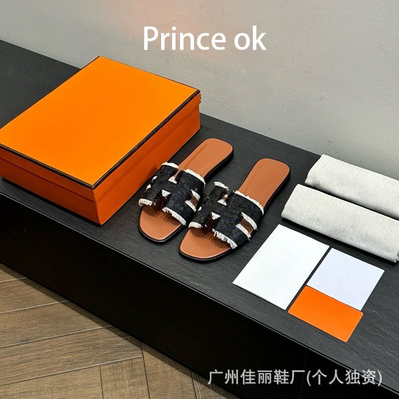 多彩なHスリッパ、万能フレンチアウターウェア、黒革フラットシューズ、レディースビーチサンダル、通勤用スリッパ|undefined