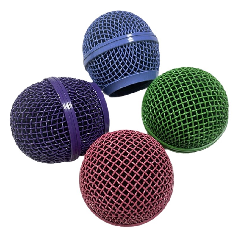 Venta directa de fábrica adecuada para Shure SM58 micrófono malla cubierta de malla accesorios de micrófono malla