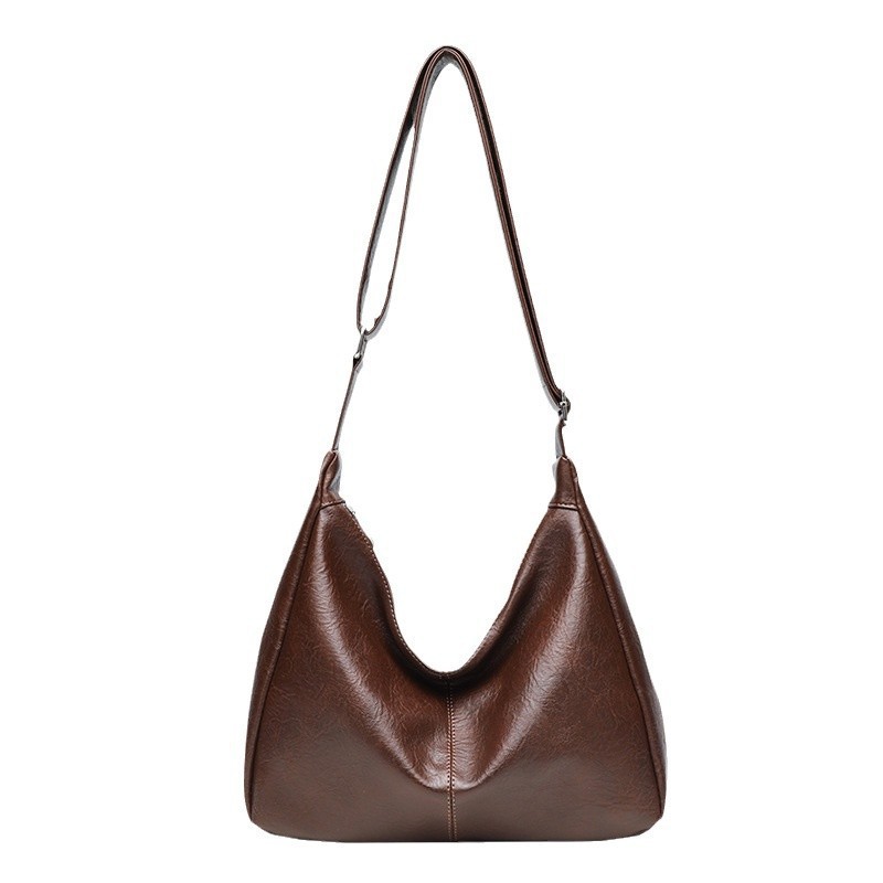 Women's Single Shoulder Bag Retro Large Capacity Tote Commuting_voghion.com