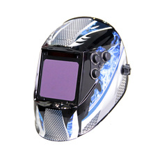 真彩大屏双液晶自动变光电焊面罩焊工防护面罩防强光面罩厂家