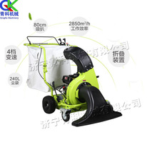 公园燃油式吸树叶机 小区绿化树叶收集机 直走式枯叶烟头清扫车